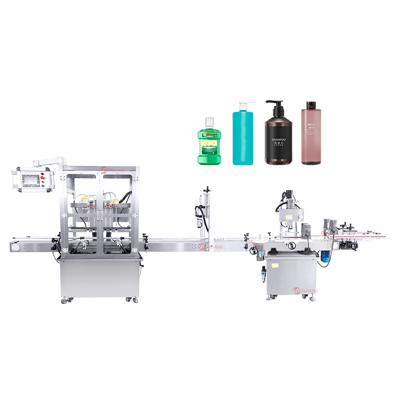 Máquina de enchimento e limite de líquido de seis cabeças